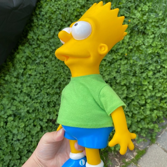 Bart Simpson 1990 Fox The Simpsons 12” plastic toy memorabilia collectible - Picture 3 of 4